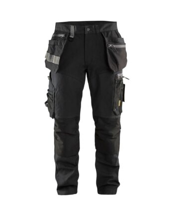 Sort BlÅklder 1599 Håndværker Buks Med Stretch Herre C44 Bukser Arbejdstøj BlÅklder - BlÅklÄder Jeans  - 7330509810835