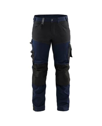 Sort BlÅklder 1799 Håndværker Buks Med Stretch Herre Mørk Marineblå C44 Bukser Baglomme Bukser - BlÅklÄder Jeans  - 7330509862223