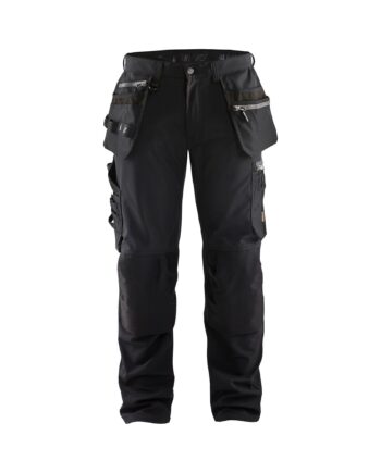 Sort BlÅklder 1805 Håndværker Buks Softshell Herre C46 Bukser Baglomme Bukser - BlÅklÄder Jeans  - 7330509751756