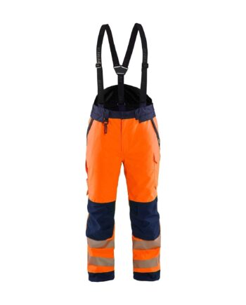 BlÅklder 1875 High Vis Vinter Buks Herre High Vis Orange Marineblå Bukser Baglomme BlÅklder - BlÅklÄder Jeans  - 7330509864616