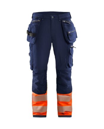 BlÅklder 1993 High Vis Buks Vejs Stretch Herre Marineblå High Vis Orange C44 Bukser Baglomme BlÅklder - BlÅklÄder Jeans  - 7330509798850