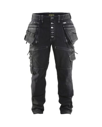Sort BlÅklder 1999 Håndværker Buks Stretch X1900 Herre C44 Bukser Arbejdstøj Beklædning - BlÅklÄder Jeans  - 7330509493229