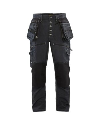 Sort BlÅklder 1999 Håndværker Buks Stretch X1900 Herre Marineblå C44 Bukser Arbejdstøj Beklædning - BlÅklÄder Jeans  - 7330509459232