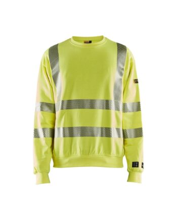 BlÅklder 3087 Multinorm Sweatee Shirt Inherent Herre High Vis Gul Sweatee Shirt Arbejdstøj BlÅklder - BlÅklÄder Shirt  - 7330509725955