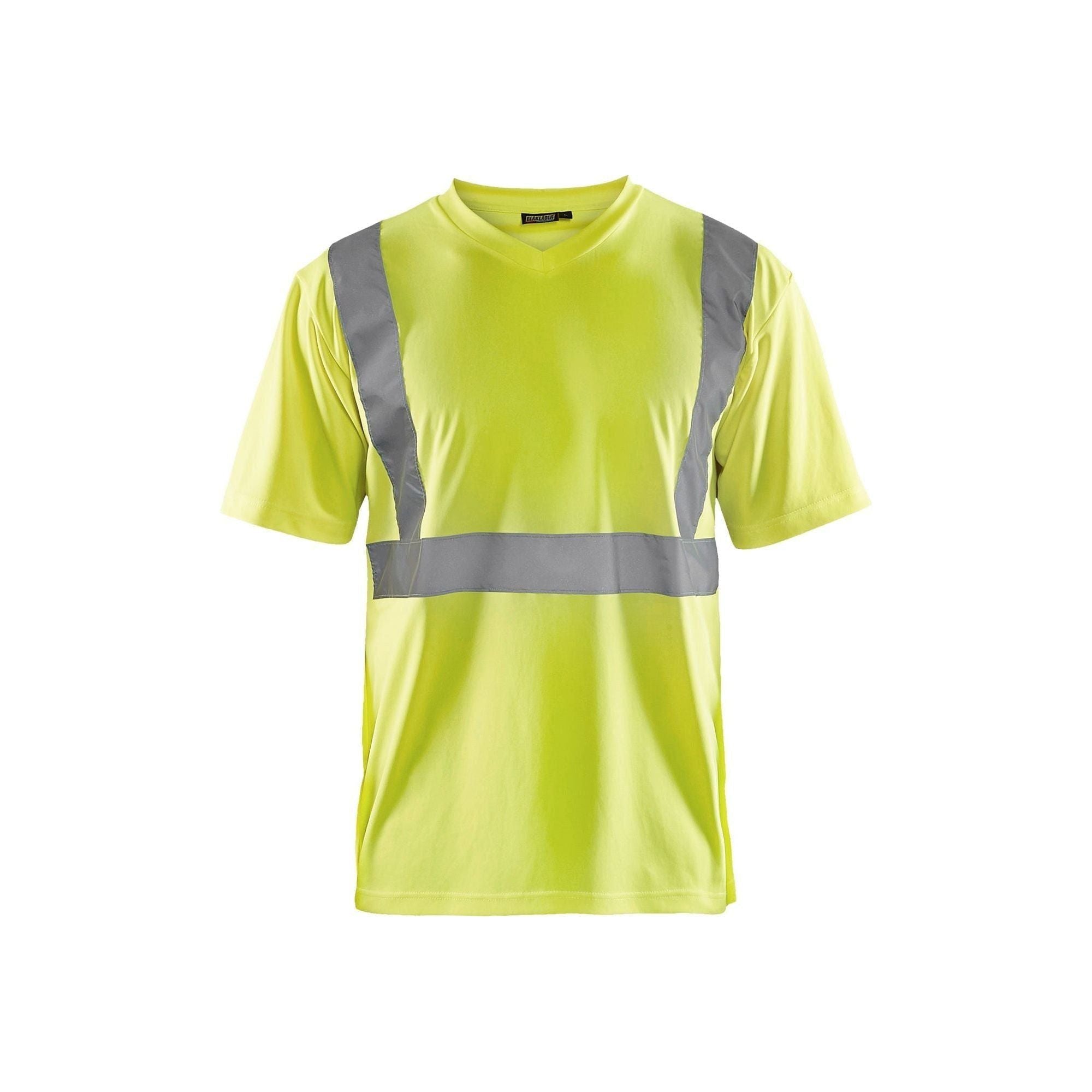 BlÅklder 3313 High Vis Shirt Herre High Vis Gul Shirts BlÅklder Iso 20471 Klasse - BlÅklÄder Shirt - 7330509254950