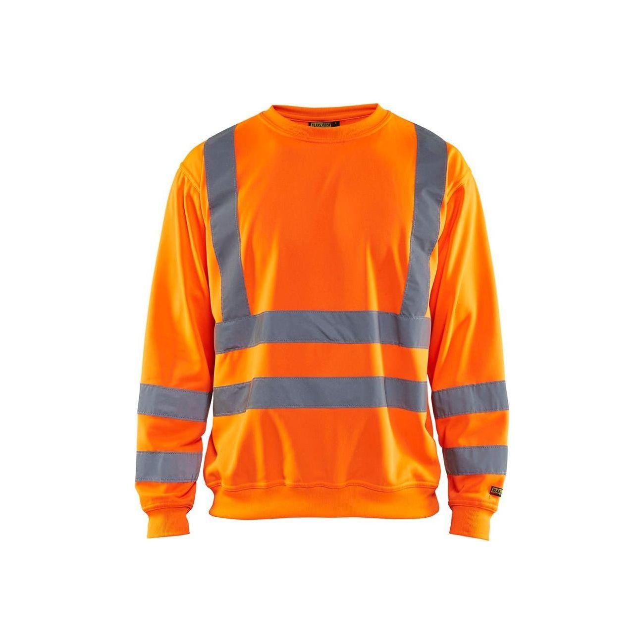 BlÅklder 3341 High Vis Sweatee Shirt Herre High Vis Orange Sweatee Shirt BlÅklder Iso 20471 Klasse - BlÅklÄder Shirt - 7330509313312