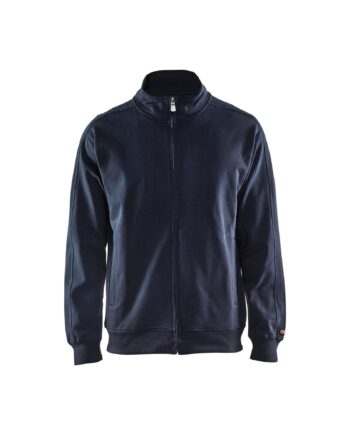 BlÅklder 3349 Sweatee Shirt Full Zip Herre Mørk Marineblå Sweatee Shirt BlÅklder Herre - BlÅklÄder Shirt  - 7330509319901
