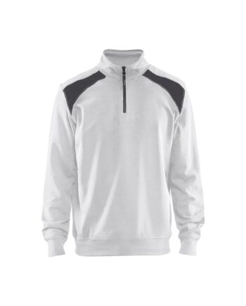 Hvid BlÅklder 3353 Sweatee Shirt Half Zip Mørk Grå Herre Mørk Grå Sweatee Shirt BlÅklder Herre - BlÅklÄder Shirt  - 7330509731673