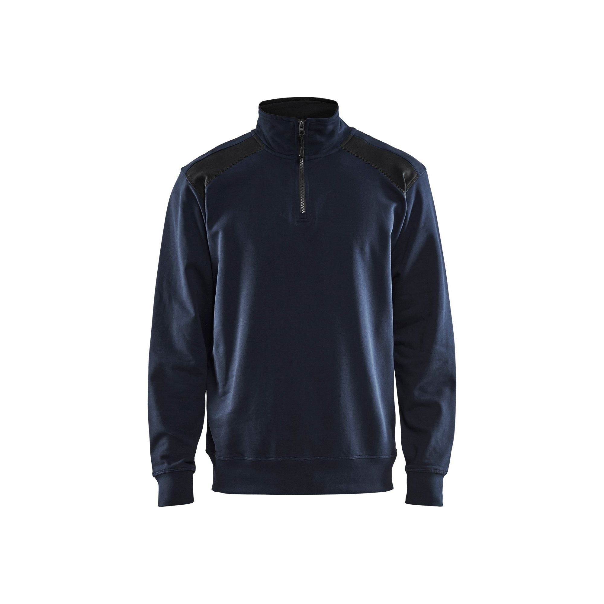Sort BlÅklder 3353 Sweatee Shirt Half Zip Mørk Marineblå Herre Mørk Marineblå Sweatee Shirt BlÅklder Herre - BlÅklÄder Shirt - 7330509656655