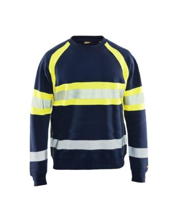 BlÅklder 3359 High Vis Sweatee Shirt Herre Marineblå High Vis Gul Sweatee Shirt BlÅklder Discount - BlÅklÄder Shirt  - 7330509467183
