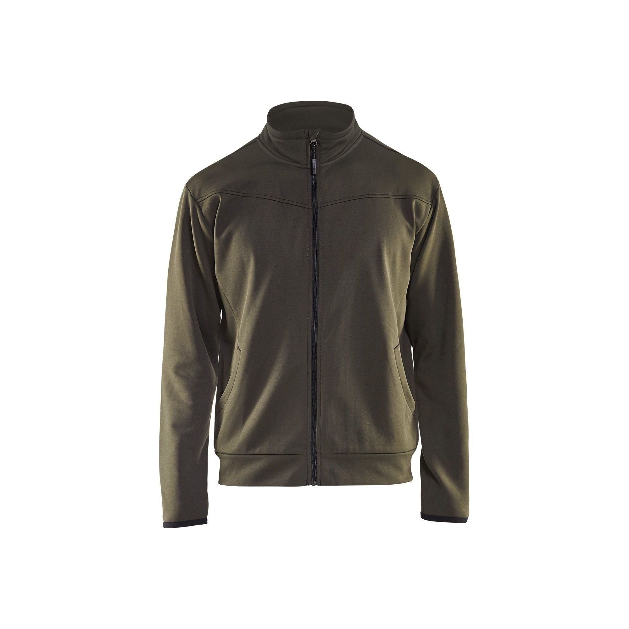 Sort BlÅklder 3362 Sweatee Shirt Full Zip Herre Olivengrøn Sweatee Shirt BlÅklder Discount - BlÅklÄder Shirt - 7330509550601