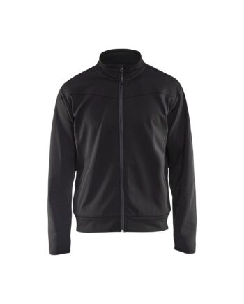 BlÅklder 3362 Sweatee Shirt Full Zip Herre Sort Mørk Grå Sweatee Shirt BlÅklder Discount - BlÅklÄder Shirt  - 7330509556009