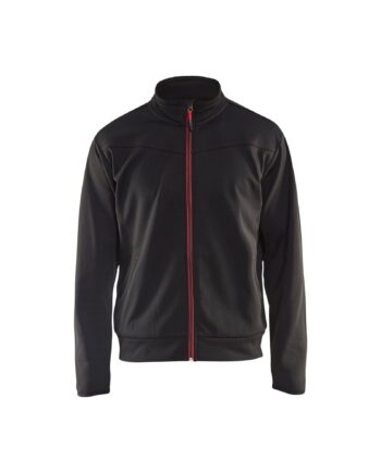 BlÅklder 3362 Sweatee Shirt Full Zip Herre Sort Rød Sweatee Shirt BlÅklder Discount - BlÅklÄder Shirt  - 7330509550922