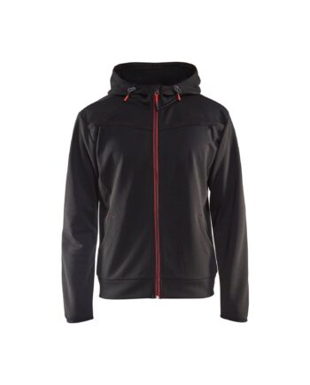 BlÅklder 3363 Hættetrøje Full Zip Herre Sort Rød Sweatee Shirt BlÅklder Fjernlager - BlÅklÄder Shirt  - 7330509564707