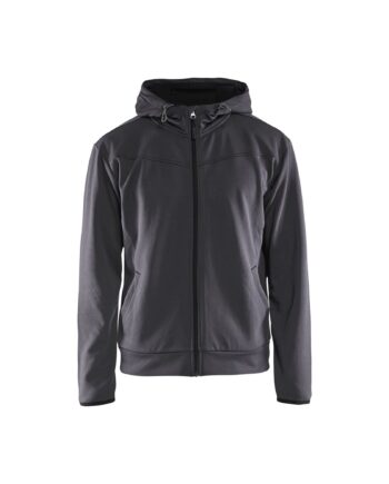 Sort BlÅklder 3363 Hættetrøje Full Zip Herre Mellemgrå Sweatee Shirt BlÅklder Fjernlager - BlÅklÄder Shirt  - 7330509685150