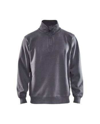 BlÅklder 3365 Sweatee Shirt Half Zip Herre Grå Sweatee Shirt BlÅklder Herre - BlÅklÄder Shirt  - 7330509388884