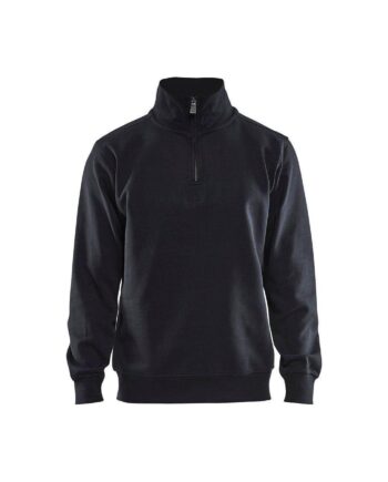 Sort BlÅklder 3365 Sweatee Shirt Half Zip Herre Sweatee Shirt BlÅklder Herre - BlÅklÄder Shirt  - 7330509352342