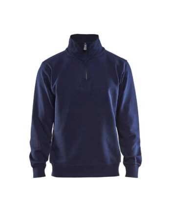 BlÅklder 3365 Sweatee Shirt Half Zip Herre Marineblå Sweatee Shirt BlÅklder Herre - BlÅklÄder Shirt  - 7330509352205