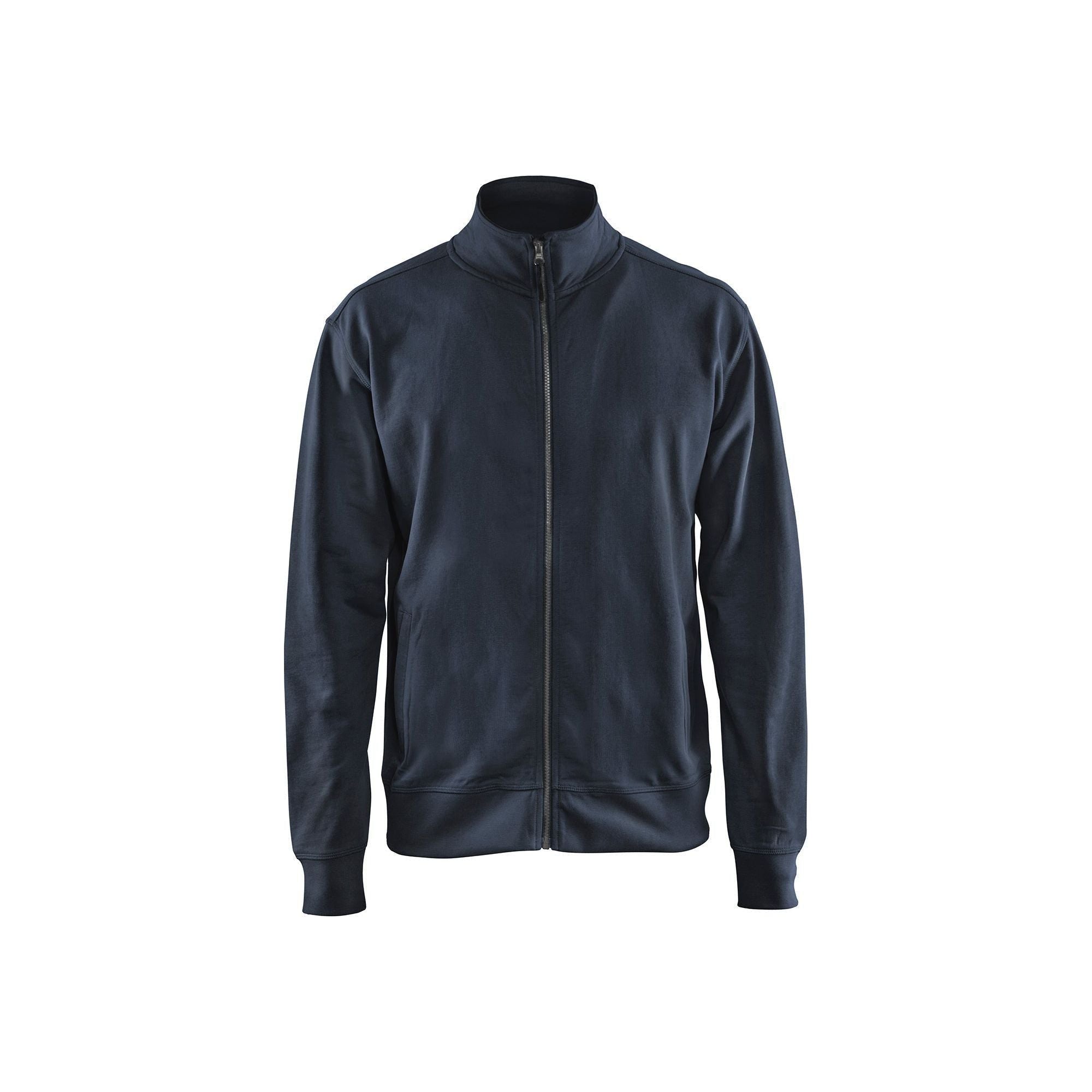 BlÅklder 3371 Sweatee Shirt Full Zip Herre Mørk Marineblå Sweatee Shirt BlÅklder Discount - BlÅklÄder Shirt - 7330509605011