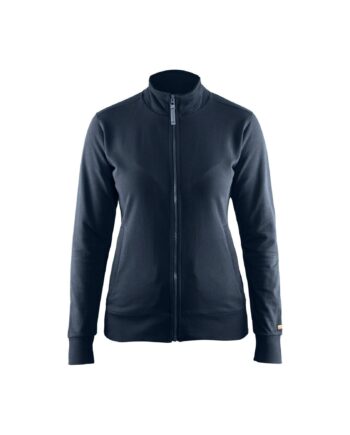 BlÅklder 3372 Dame Sweatee Shirt Full Zip Mørk Marineblå Sweatee Shirt BlÅklder Discount - BlÅklÄder Shirt  - 7330509587805