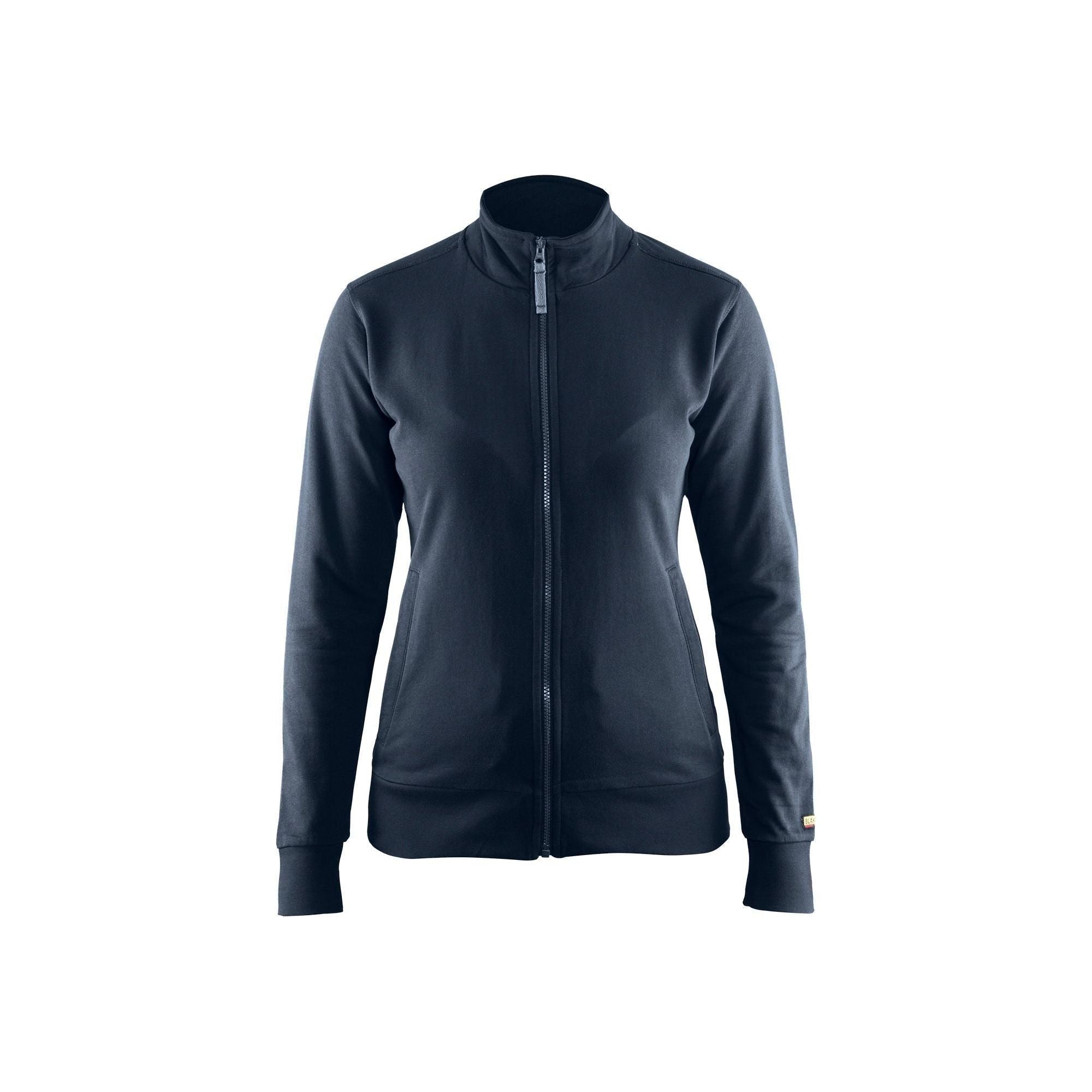 BlÅklder 3372 Dame Sweatee Shirt Full Zip Mørk Marineblå Sweatee Shirt BlÅklder Discount - BlÅklÄder Shirt - 7330509587805