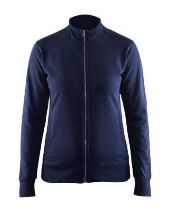BlÅklder 3372 Dame Sweatee Shirt Full Zip Marineblå Xxs Sweatee Shirt BlÅklder Discount - BlÅklÄder Shirt  - 7330509476765