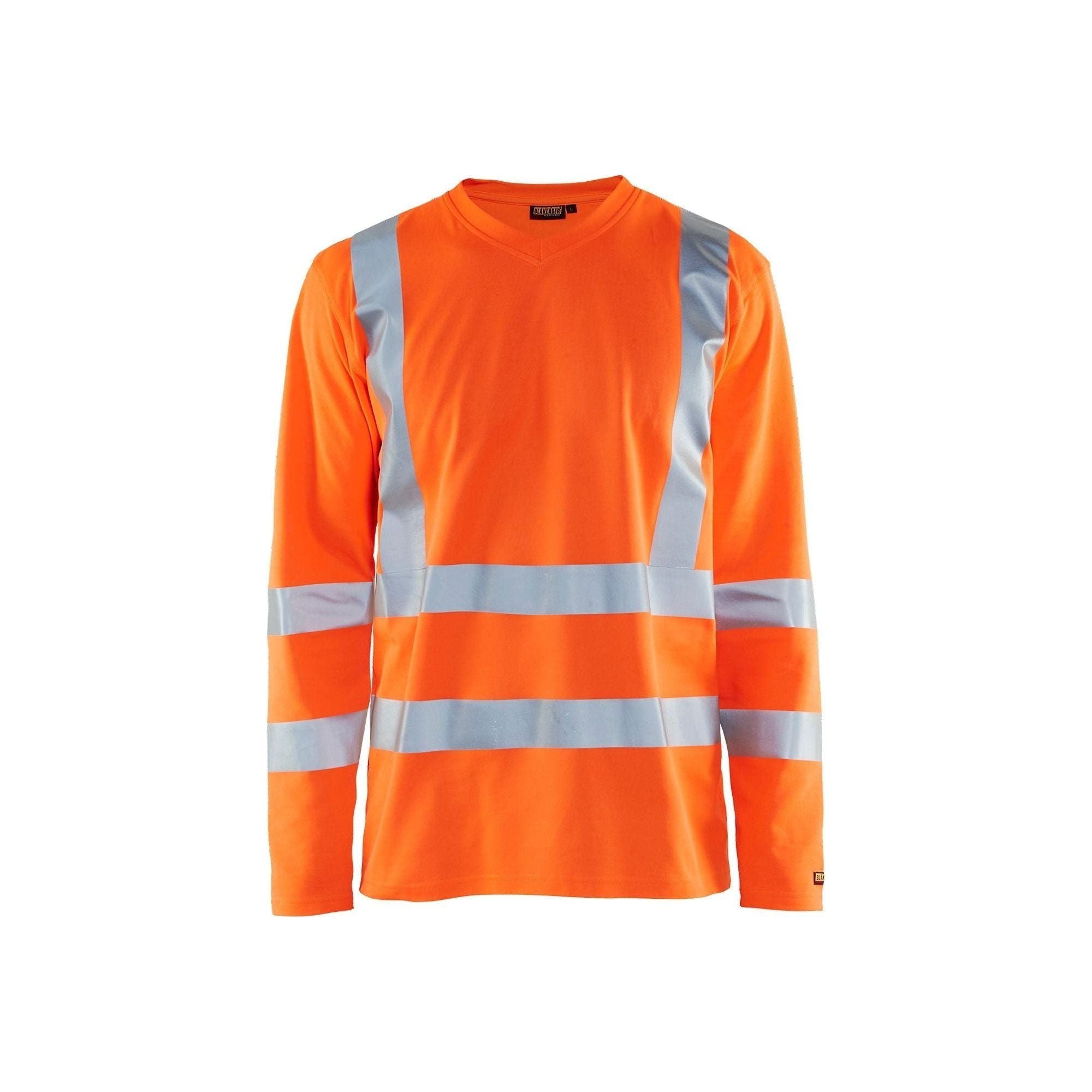 BlÅklder 3381 High Vis Shirt Lang ærme Herre High Vis Orange Shirts BlÅklder 13758 Upf - BlÅklÄder Shirt - 7330509369210