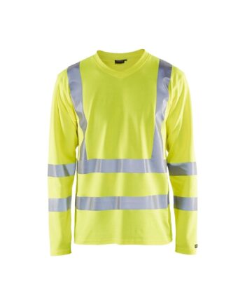BlÅklder 3381 High Vis Shirt Lang ærme Herre High Vis Gul Shirts BlÅklder 13758 Upf - BlÅklÄder Shirt  - 7330509369135