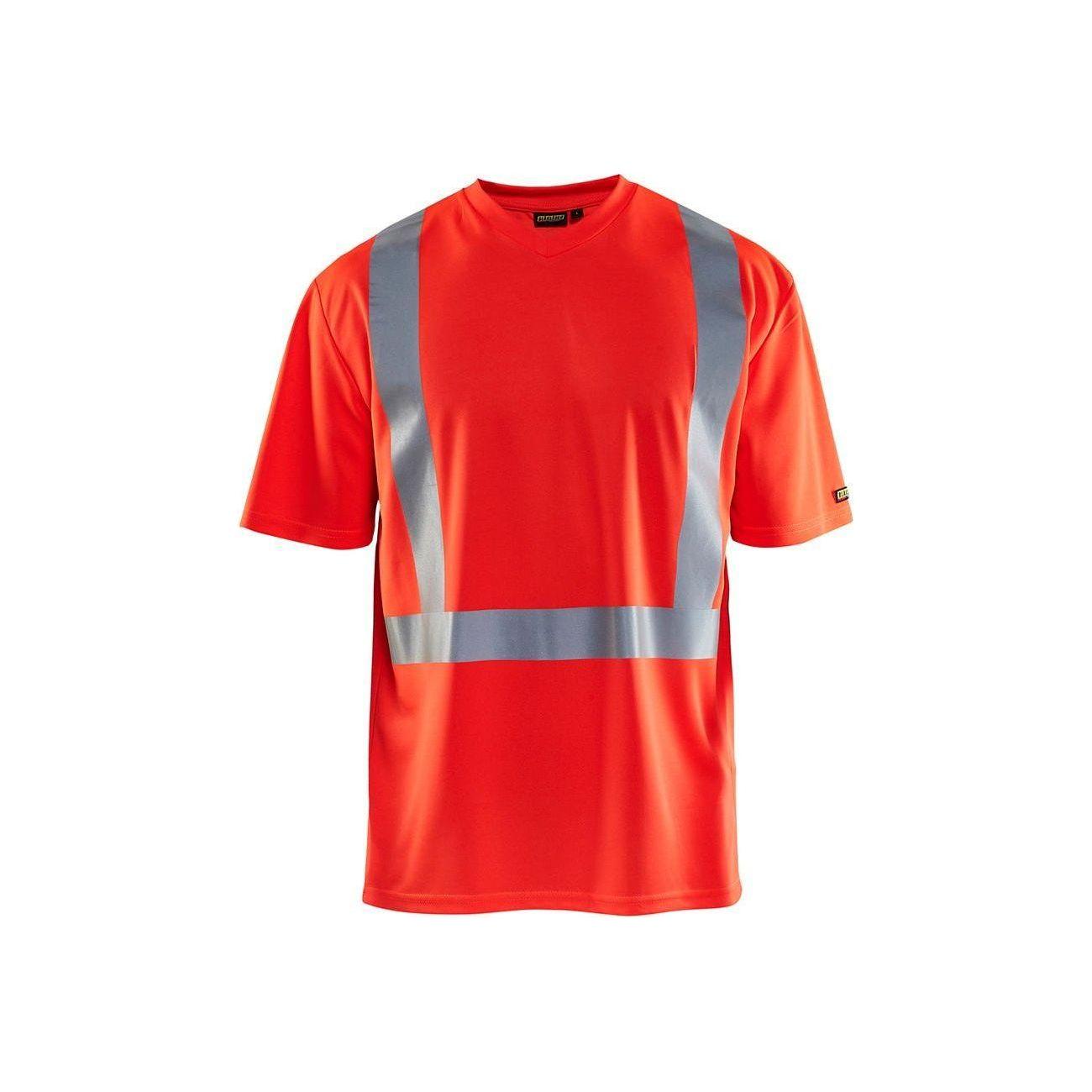 BlÅklder 3382 High Vis Shirt Herre High Vis Rød Shirts BlÅklder 13758 Upf - BlÅklÄder Shirt - 7330509429471