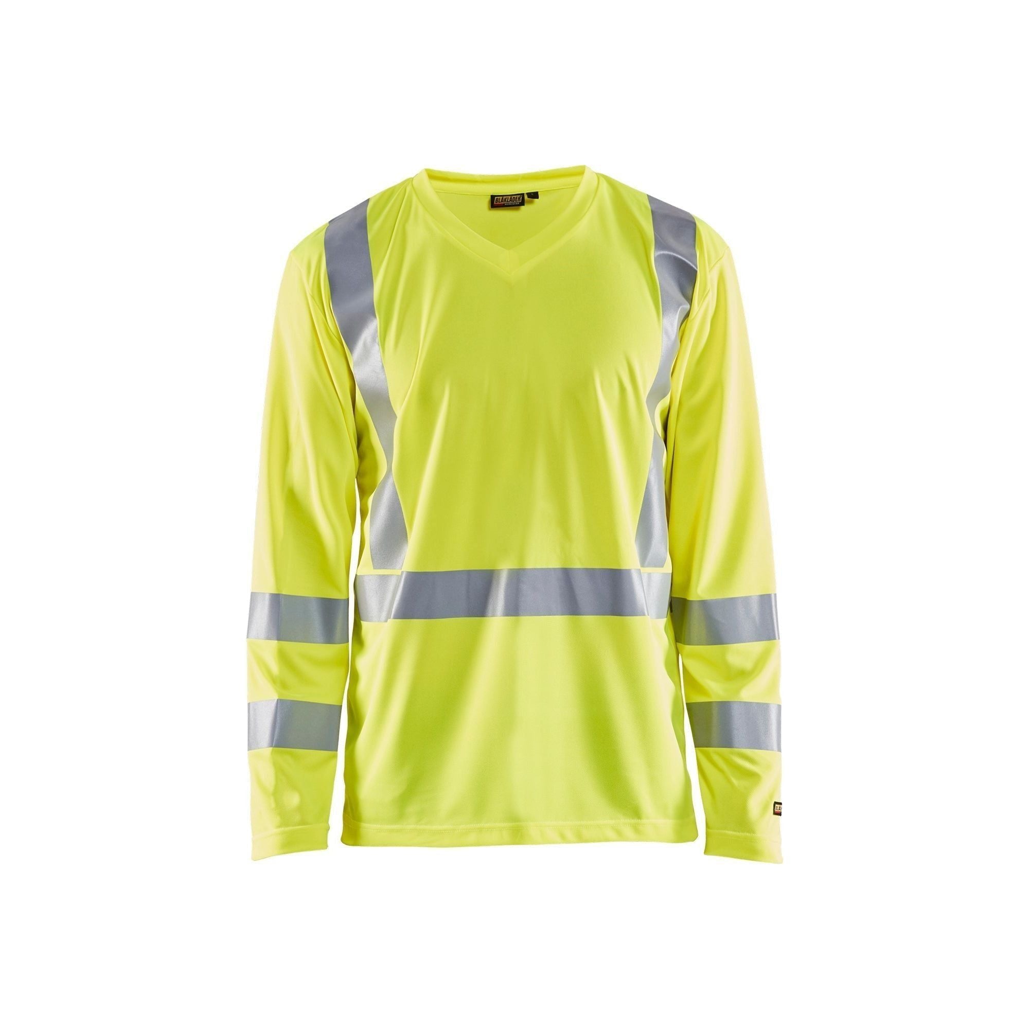 BlÅklder 3383 High Vis Shirt Lang ærme Herre High Vis Gul Shirts BlÅklder 13758 Upf - BlÅklÄder Shirt  - 7330509379943