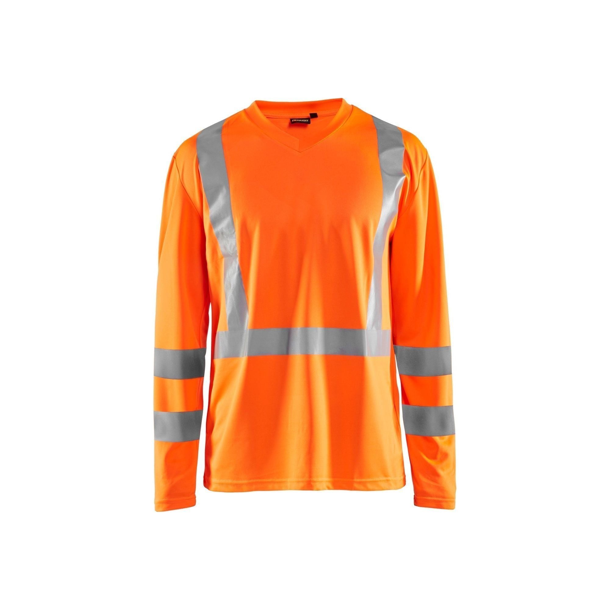 BlÅklder 3383 High Vis Shirt Lang ærme Herre High Vis Orange Shirts BlÅklder 13758 Upf - BlÅklÄder Shirt - 7330509380024