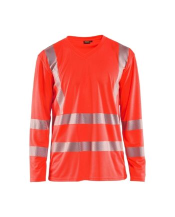 BlÅklder 3385 High Vis Shirt Lang ærme Herre High Vis Rød Shirts BlÅklder Discount - BlÅklÄder Shirt  - 7330509524121