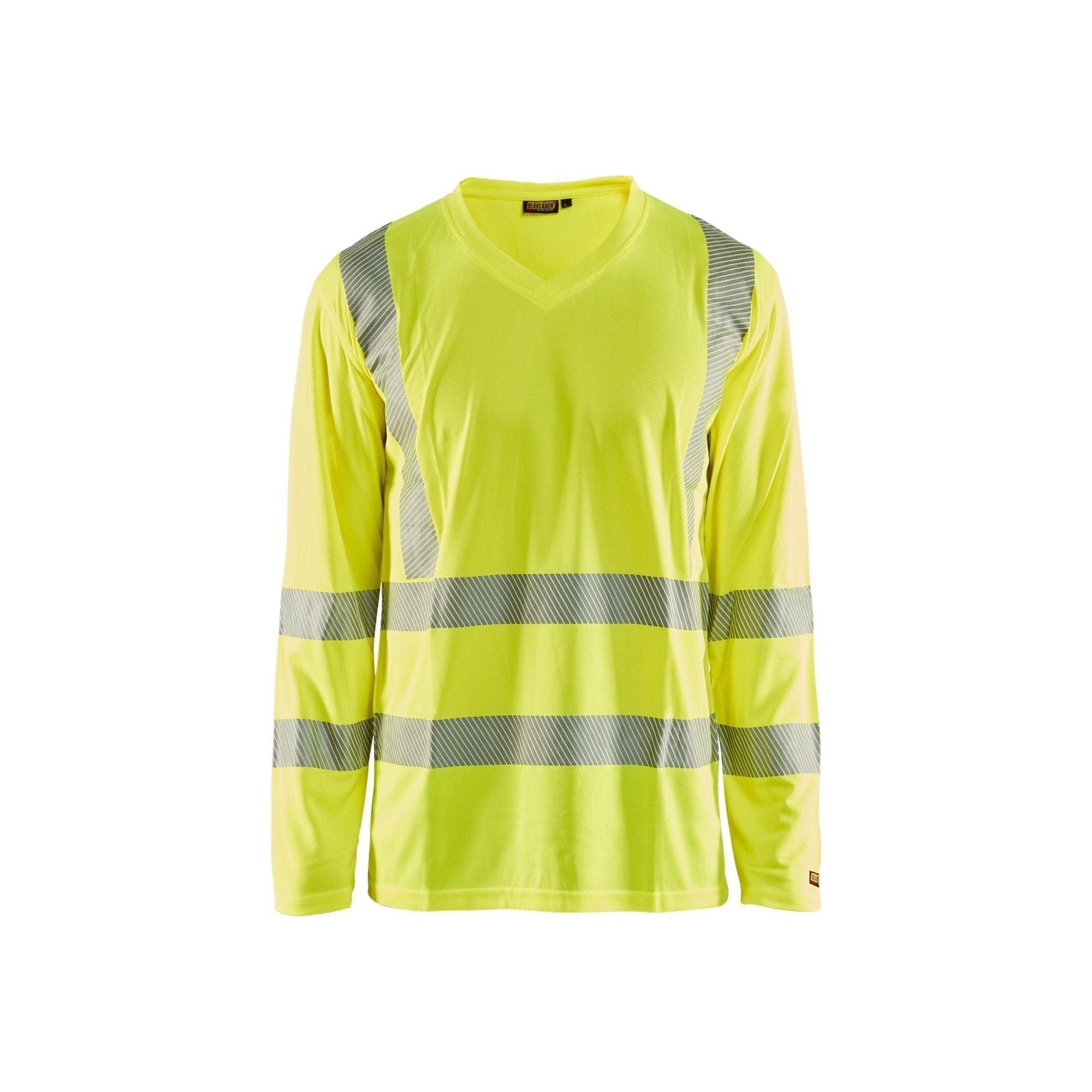BlÅklder 3385 High Vis Shirt Lang ærme Herre High Vis Gul Shirts BlÅklder Discount - BlÅklÄder Shirt  - 7330509523964