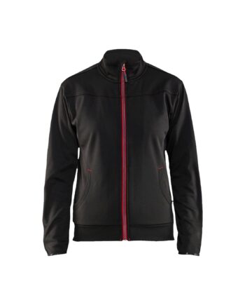BlÅklder 3394 Dame Sweatee Shirt Full Zip Sort Rød Sweatee Shirt BlÅklder Discount - BlÅklÄder Shirt  - 7330509648162