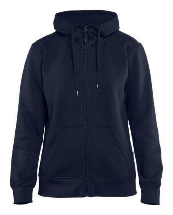 BlÅklder 3395 Dame Hættetrøje Full Zip Marineblå Sweatee Shirt BlÅklder Discount - BlÅklÄder Shirt  - 7330509542804