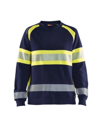 BlÅklder 3409 Dame High Vis Sweatee Shirt Marineblå High Vis Gul Sweatee Shirt BlÅklder Discount - BlÅklÄder Shirt  - 7330509856222