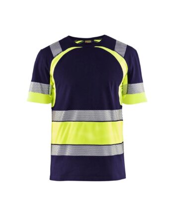 BlÅklder 3421 High Vis Shirt Herre Marineblå High Vis Gul Shirts BlÅklder Discount - BlÅklÄder Shirt  - 7330509620984