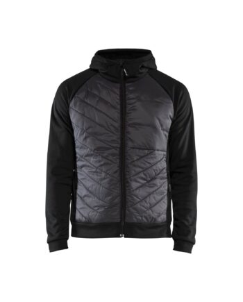 BlÅklder 3463 Hybrid Sweatee Shirt Herre Sort Mørk Grå Sweatee Shirt BlÅklder Discount - BlÅklÄder Shirt  - 7330509713501