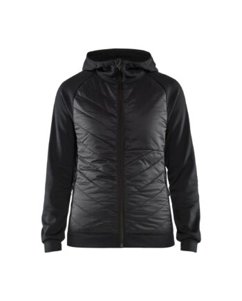 BlÅklder 3464 Dame Hybrid Sweatee Shirt Sort Mørk Grå Sweatee Shirt BlÅklder Discount - BlÅklÄder Shirt  - 7330509727201