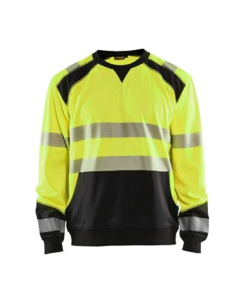 Sort BlÅklder 3541 High Vis Sweatee Shirt Herre High Vis Gul Sweatee Shirt BlÅklder Iso 20471 Klasse - BlÅklÄder Shirt  - 7330509609873