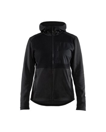 Sort BlÅklder 3542 Hættetrøje Full Zip Dame Sweatee Shirt BlÅklder Dame - BlÅklÄder Shirt  - 7330509882023