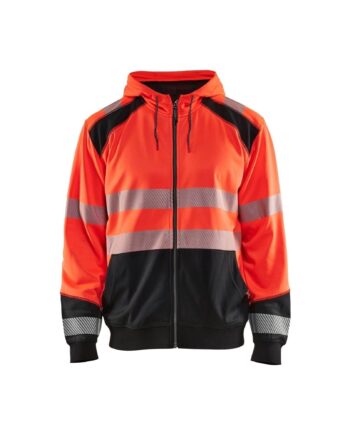 Sort BlÅklder 3546 High Vis Hættetrøje Herre High Vis Rød Sweatee Shirt BlÅklder Iso 20471 Klasse - BlÅklÄder Shirt  - 7330509623374