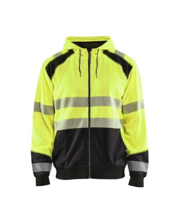 Sort BlÅklder 3546 High Vis Hættetrøje Herre High Vis Gul Sweatee Shirt BlÅklder Iso 20471 Klasse - BlÅklÄder Shirt  - 7330509610046