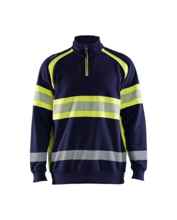 BlÅklder 3553 High Vis Sweatee Shirt Herre Marineblå High Vis Gul Sweatee Shirt BlÅklder Iso 20471 Klasse - BlÅklÄder Shirt  - 7330509830666