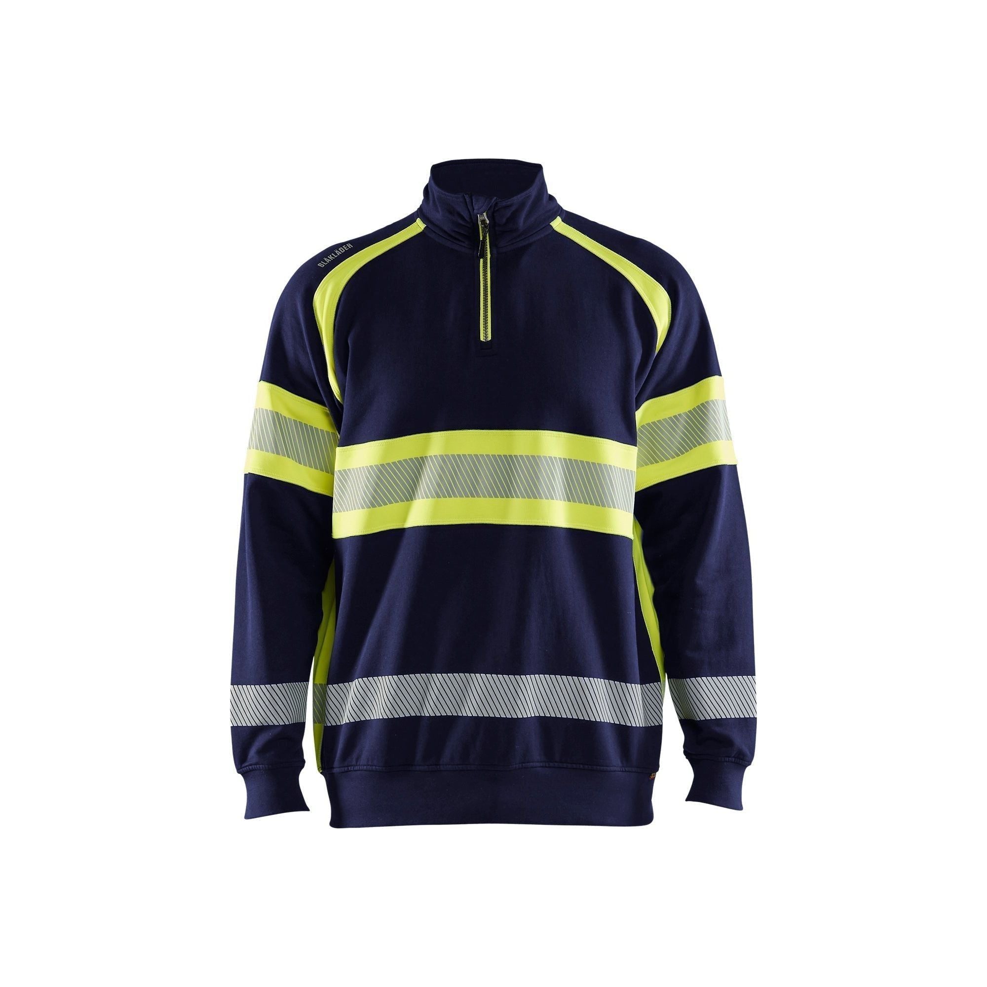 BlÅklder 3553 High Vis Sweatee Shirt Herre Marineblå High Vis Gul Sweatee Shirt BlÅklder Iso 20471 Klasse - BlÅklÄder Shirt - 7330509830666