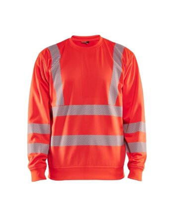 BlÅklder 3562 High Vis Sweatee Shirt Herre High Vis Rød Sweatee Shirt BlÅklder Iso 20471 Klasse - BlÅklÄder Shirt  - 7330509832134