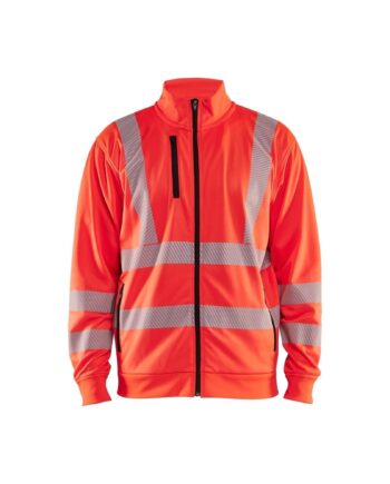 BlÅklder 3563 High Vis Sweatee Shirt Full Zip Herre High Vis Rød Sweatee Shirt BlÅklder Discount - BlÅklÄder Shirt  - 7330509832370