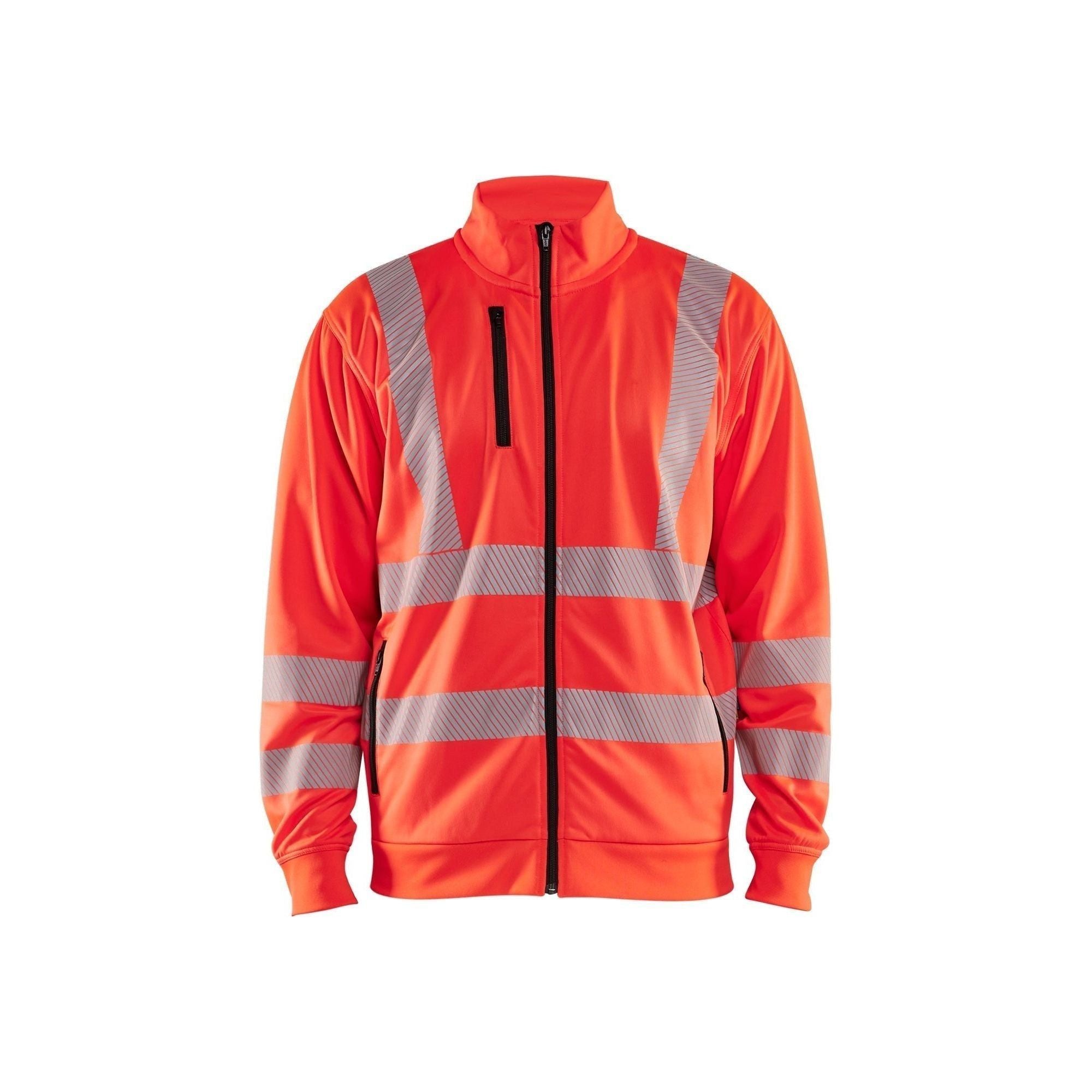 BlÅklder 3563 High Vis Sweatee Shirt Full Zip Herre High Vis Rød Sweatee Shirt BlÅklder Discount - BlÅklÄder Shirt - 7330509832370