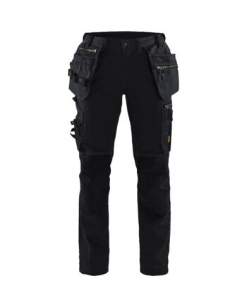 Sort BlÅklder 7130 Dame Håndværker Buks Med Stretch C32 Bukser BlÅklder Discount - BlÅklÄder Jeans  - 7330509868065
