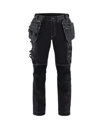 Sort BlÅklder 7130 Dame Håndværker Buks Med Stretch C32 Bukser BlÅklder Discount - BlÅklÄder Jeans  - 7330509857922